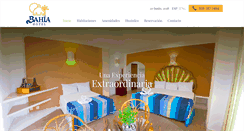 Desktop Screenshot of hotelbahiahuatulco.com